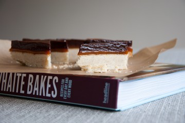 Photograph of Trillionaire's Shortbread baked by Jane.