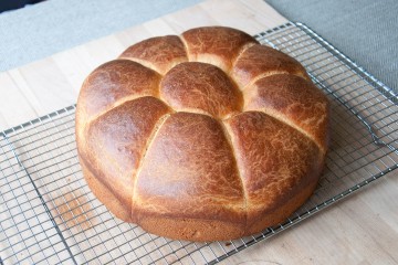 Photograph of Brioche baked by Jane.