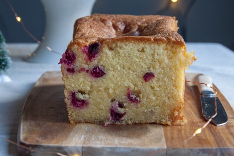 Orange and Cranberry Drizzle Cake Loaf – Baked by Jane