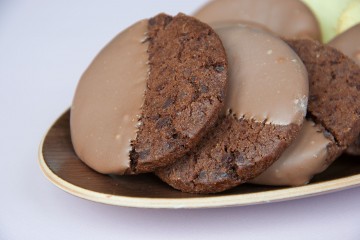 Photograph of Chocolate Sables baked by Jane.