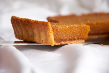 Photograph of Treacle Tart baked by Jane.