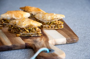 Photograph of Baklava baked by Jane.